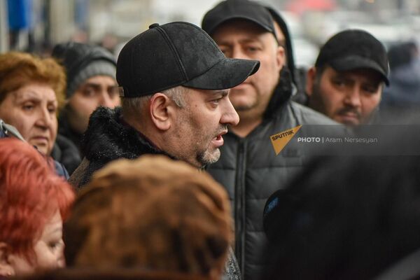 Акция протеста сотрудников ярмарки Малатия (1 февраля 2023). Еревaн - Sputnik Армения
