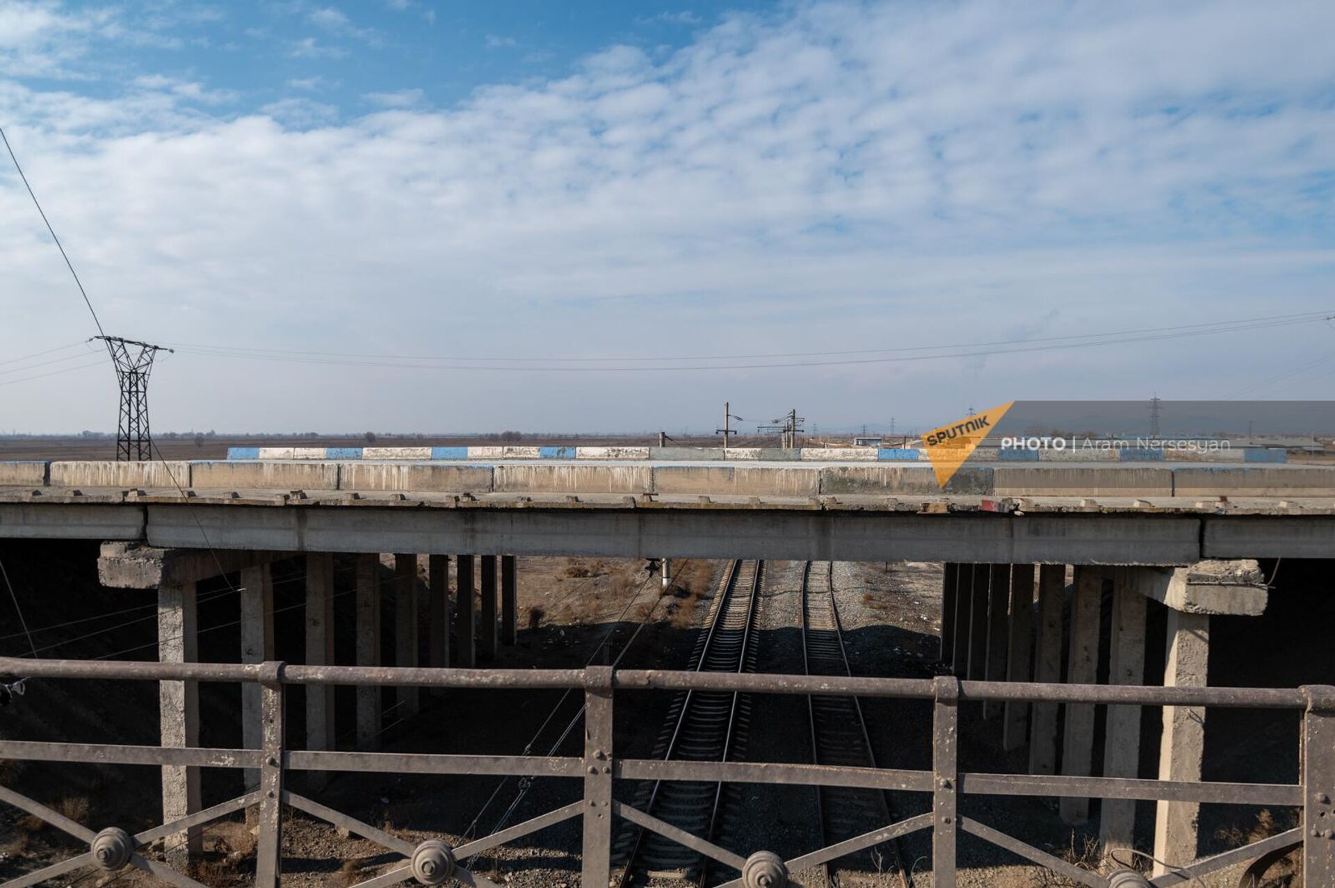 Строительство нового моста на дороге, ведущей к селу Маргара - Sputnik Արմենիա, 1920, 14.02.2023