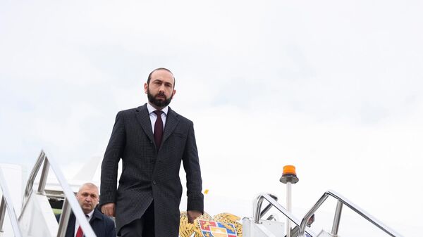 Министр иностранных дел Армении Арарат Мирзоян прибыл в Турцию (15 февраля 2023). Анкара - Sputnik Армения