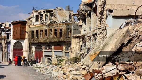 Սիրիայում տեղի ունեցած երկրաշարժը մեծ վնաս է հասցրել Հալեպի հնագույն շուկաներին - Sputnik Արմենիա