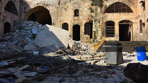 Землетрясение в Сирии нанесло большой ущерб древним рынкам Алеппо - Sputnik Армения