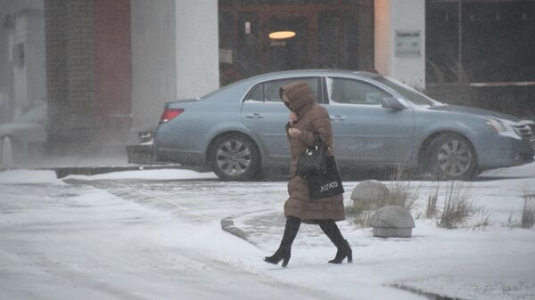 Снег в Минске - Sputnik Армения