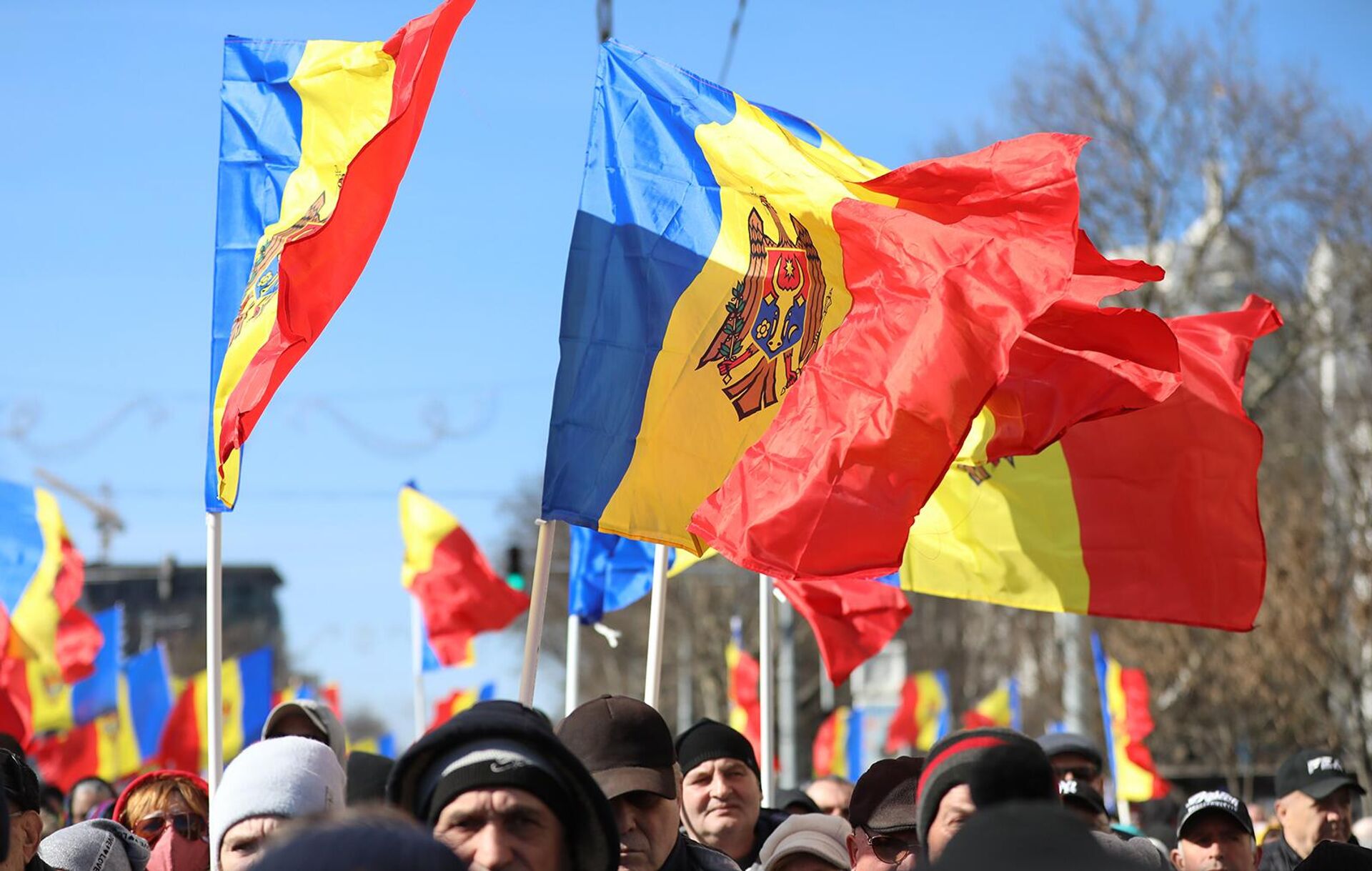 Акция протеста оппозиции в молдавской столице (12 марта 2023). Кишинев - Sputnik Армения, 1920, 31.03.2023