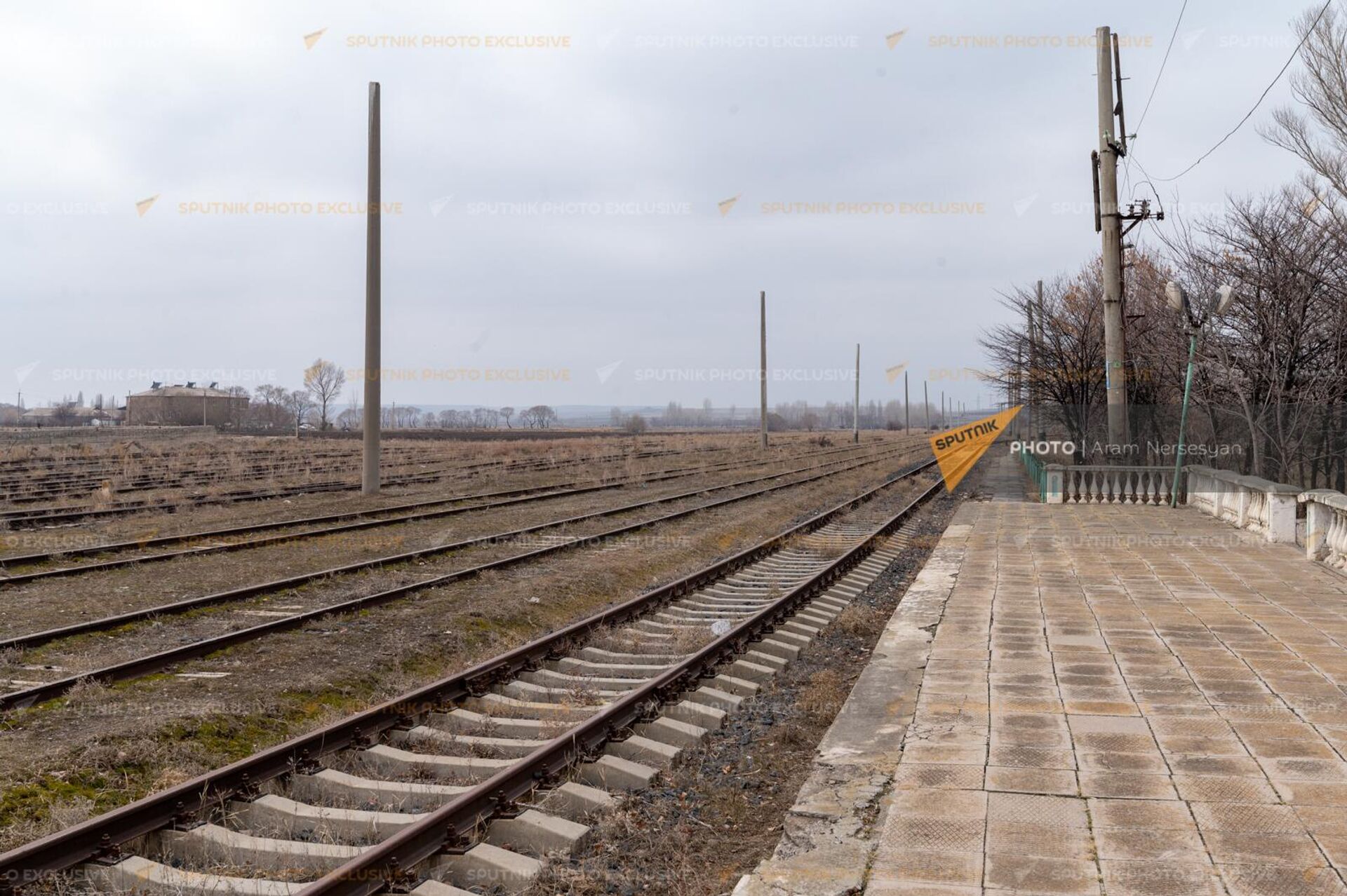 Платформа перед станцией Ахурян-2 - Sputnik Արմենիա, 1920, 24.03.2023
