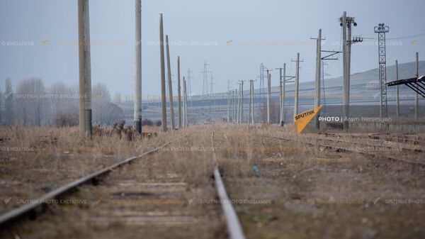 Линия железной дороги в направлении Турции - Sputnik Армения
