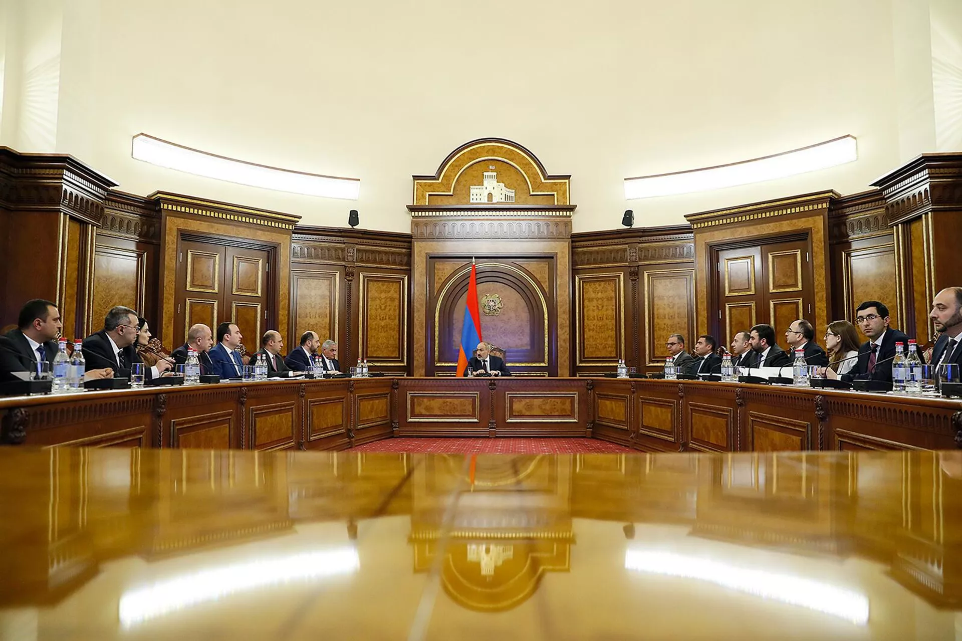 Премьер-министр Никол Пашинян на заседании по отчету деятельности своего аппарата за 2022 год (28 марта 2023). Еревaн - Sputnik Армения, 1920, 28.03.2023