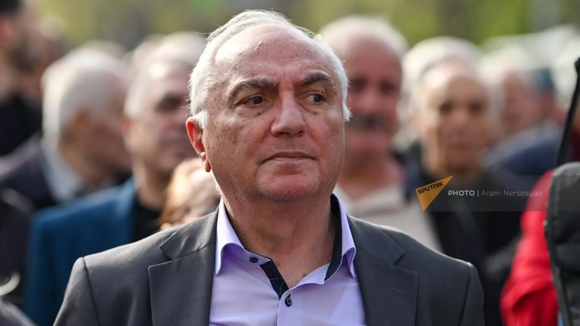 Протест и здания Парламента с требованием отставки Пашиняна и признания независимости Нагорного Карабаха (4 апреля 2023). Еревaн - Sputnik Армения, 1920, 08.11.2023