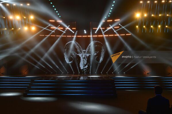 Лазерное шоу на официальной церемонии - Sputnik Армения