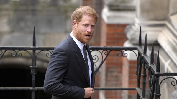 Британский принц Гарри прибывает в Королевский суд (30 марта 2023). Лондон - Sputnik Армения