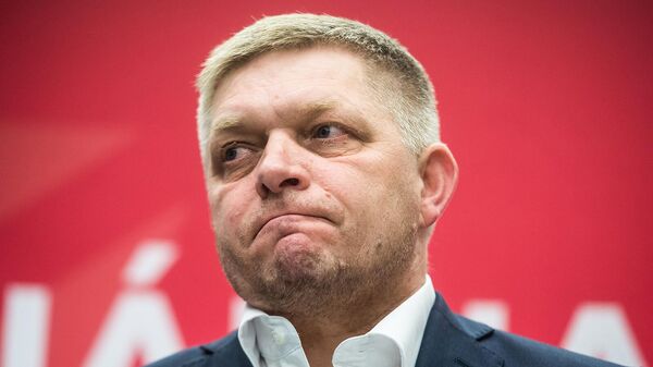 Экс-премьер Словакии и лидер партии Смер-Социал-Демократия Роберт Фицо - Sputnik Армения