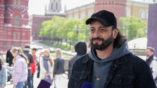 Илья Авербух на церемонии старта обратного отсчета 300 дней до Игр Будущего в Казани (29 апреля 2023). Москвa - Sputnik Армения