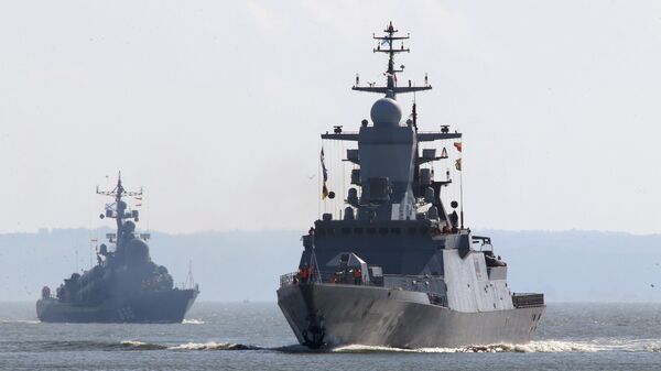 Բալթյան նավատորմի նավերը «Արևմուտք-2017« զորավարժությունների շրջանակում - Sputnik Արմենիա