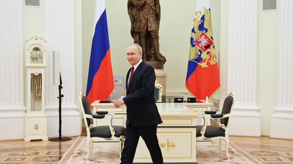 Президент РФ В. Путин встретился с президентом Узбекистана Ш. Мирзиеевым - Sputnik Армения