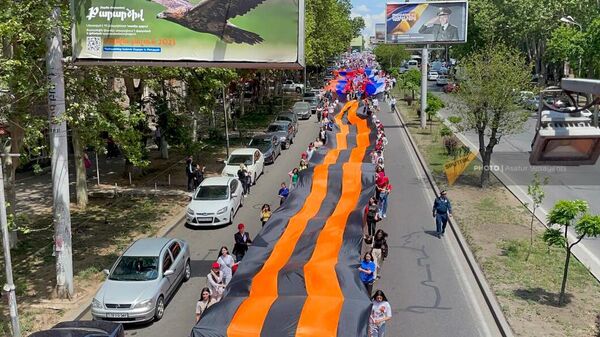 «Անմահ գնդի» երթը Երևանում - Sputnik Արմենիա