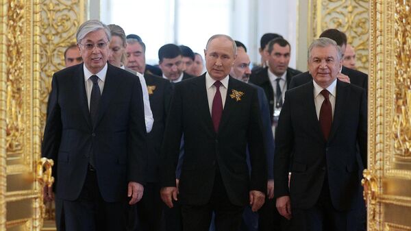 ԱՊՀ երկրների ղեկավարները  Մոսկվայի զորահանդեսին - Sputnik Արմենիա