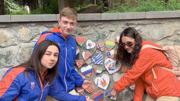 Участники Международного конкурса юных чтецов Живая классика в Артеке - Sputnik Армения