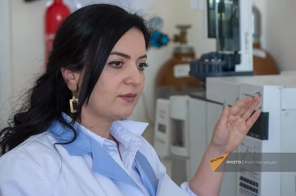 Начальник отдела материаловедческих экспертиз Национального бюро экспертиз Анна Товмасян Начальник отдела материаловедческих экспертиз Национального бюро экспертиз Анна Товмасян - Sputnik Армения