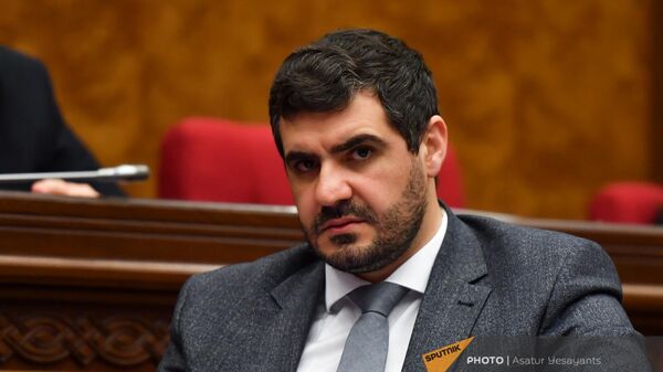 Арман Егоян на заседании НС (23 мая 2023). Еревaн - Sputnik Армения