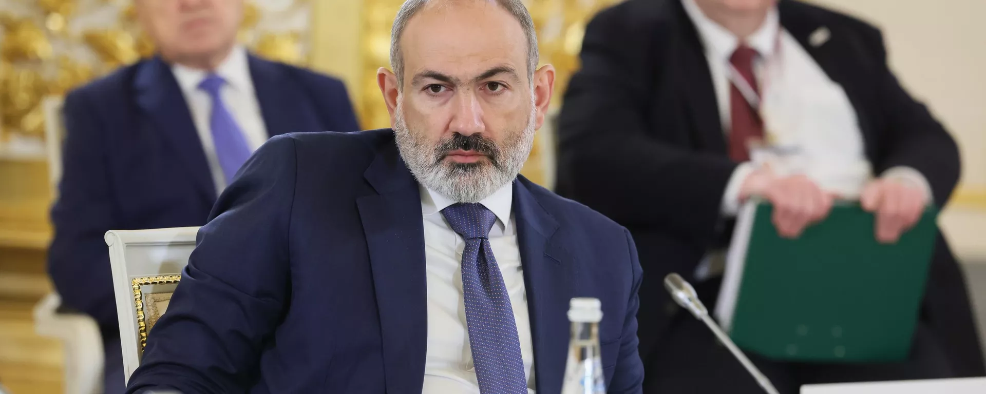 Премьер-министр Республики Армения Никол Пашинян на заседании высшего Евразийского экономического совета (ВЕЭС) в узком составе (25 мая 2023). Москва - Sputnik Армения, 1920, 25.05.2023