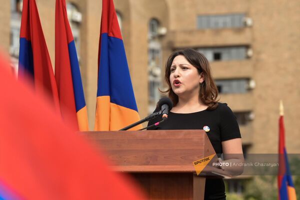 Акция АРФ Дашнакцутюн, приуроченная ко Дню Первой Республики (28 мая 2023). Еревaн - Sputnik Армения