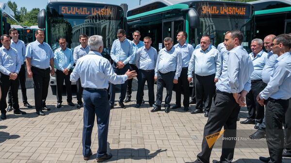 Երևանում տեղի ունեցավ ավտոբուսային պարկի բացումը - Sputnik Արմենիա