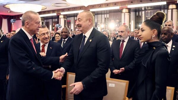 Мехрибан Алиева опубликовала фотографии с церемонии инаугурации президента Турции Реджепа Эрдогана - Sputnik Армения