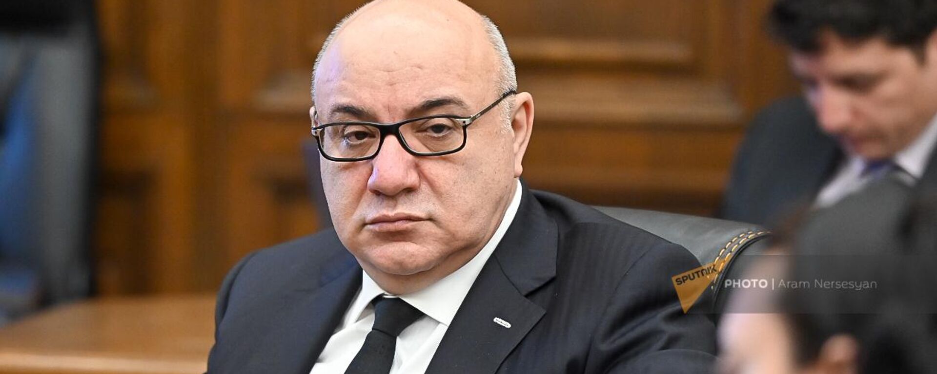 Депутат Гурген Арсенян на совместном заседании постоянных комиссий НС по внешним связям, финансово-кредитным и бюджетным вопросам (5 июня 2023). Еревaн - Sputnik Армения, 1920, 16.12.2025