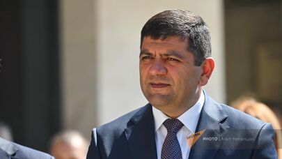 Мэр Капана Геворк Парсян на открытии Дома Русской книги (15 июня 2023). Капан