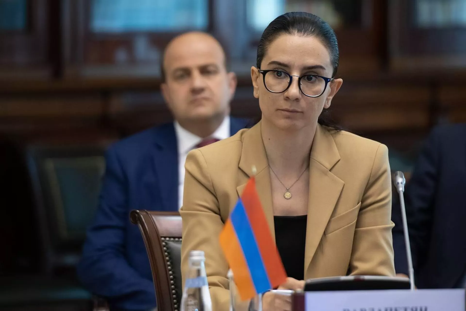 Генпрокурор Анна Вардапетян на трехсторонней встрече Генпрокуроров Армении, России и Азербайджана (15 июня 2023). Санкт-Петербург Генпрокурор Анна Вардапетян на трехсторонней встрече Генпрокуроров Армении, России и Азербайджана (15 июня 2023). Санкт-Петербург - Sputnik Армения, 1920, 15.06.2023