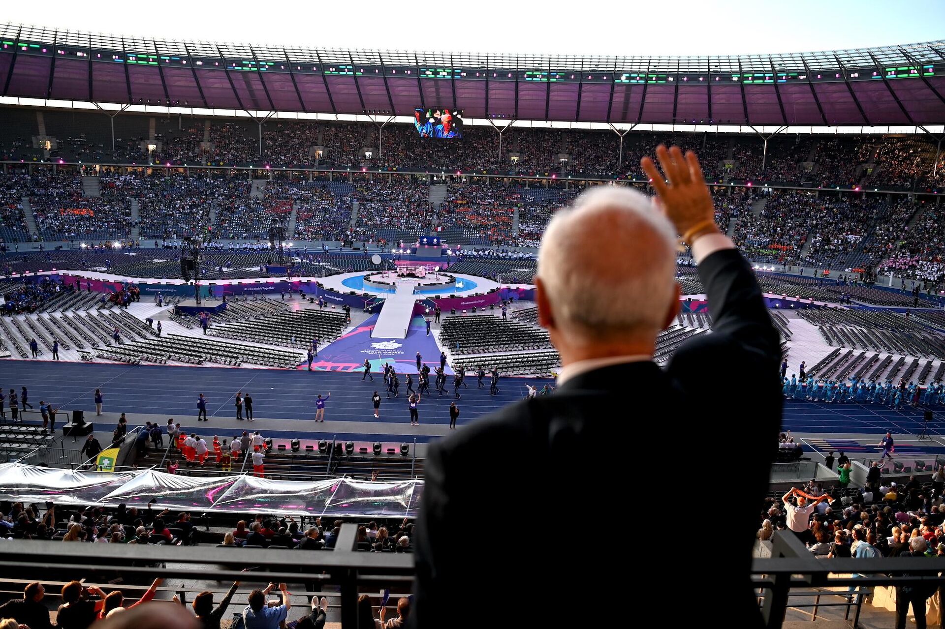 Президент Ваагн Хачатурян принял участие в церемонии открытия Специальных олимпийских игр (18 июня 2023). Берлин - Sputnik Армения, 1920, 18.06.2023