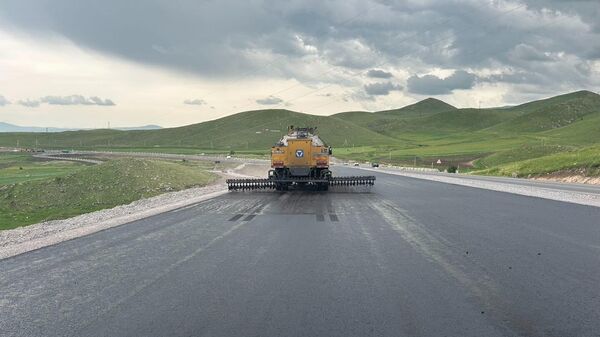Строительные работы на участке Ланджик-Гюмри дороги Север-Юг - Sputnik Армения