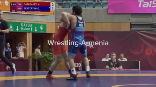 Гаспар Тертерян стал бронзовым призером молодежного чемпионата Европы по греко-римской борьбе  - Sputnik Армения