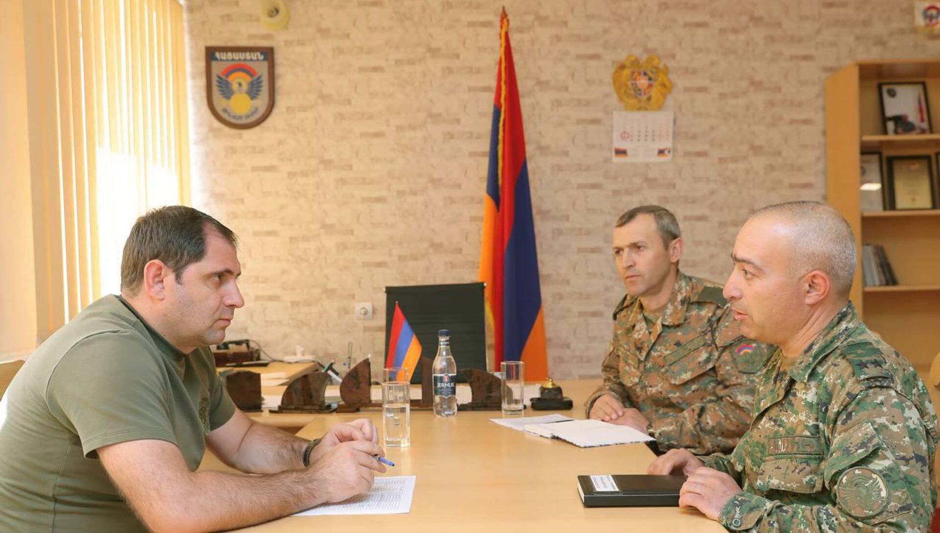 Министр обороны Сурен Папикян посетил одну из воинских частей республики (18 июля 2023) - Sputnik Армения, 1920, 18.07.2023