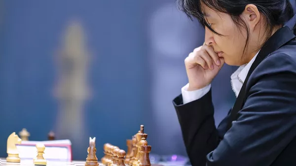 Китаянка Цзюй Вэньцзюнь на чемпионате мира по шахматам среди женщин 2020 года (11 января 2020). Шанхай - Sputnik Армения