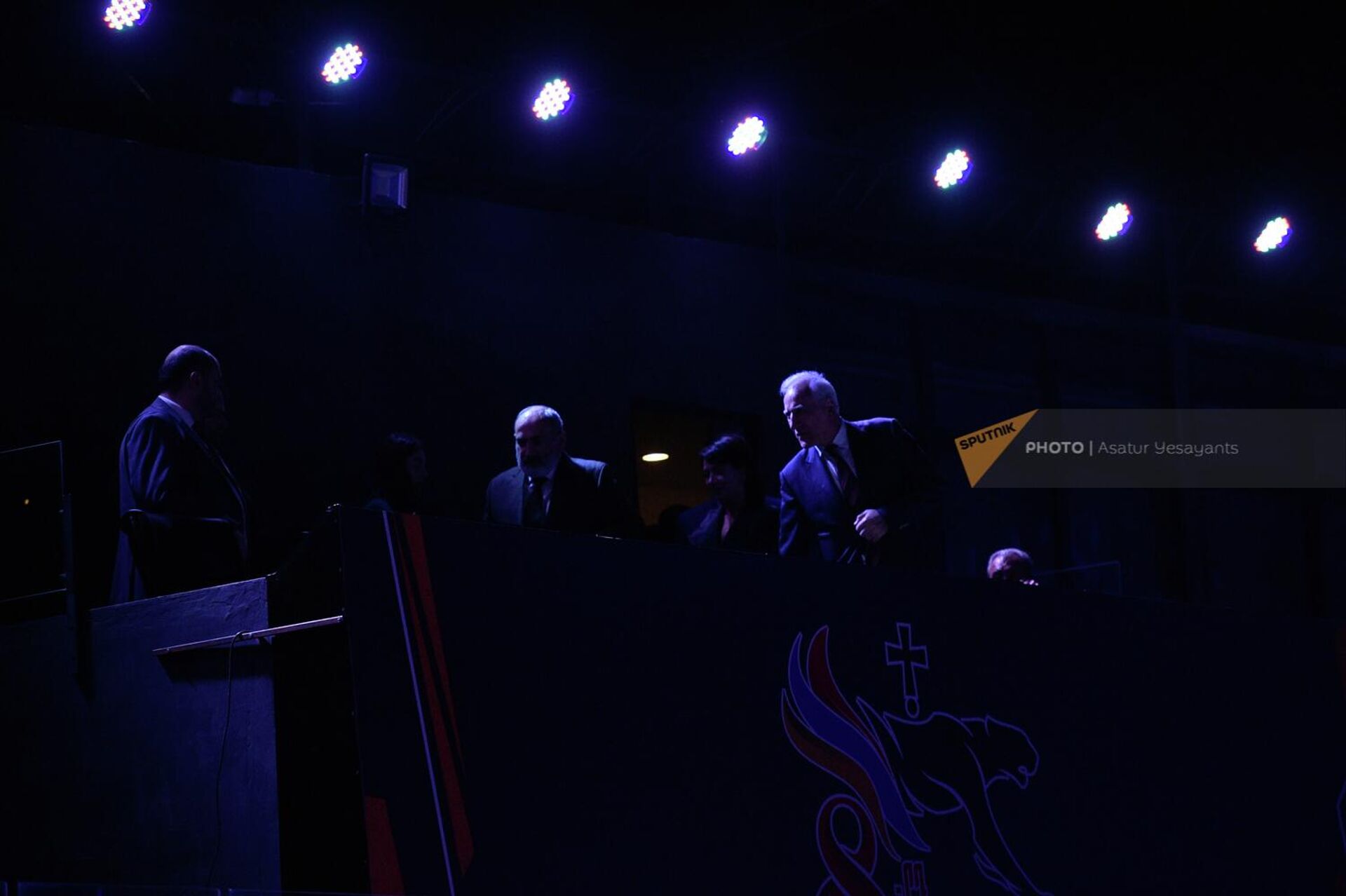 Президент Ваагн Хачатурян и премьер-министр Никол Пашинян на церемонии открытия Панармянских игр (5 августа 2023). Гюмри - Sputnik Արմենիա, 1920, 06.08.2023
