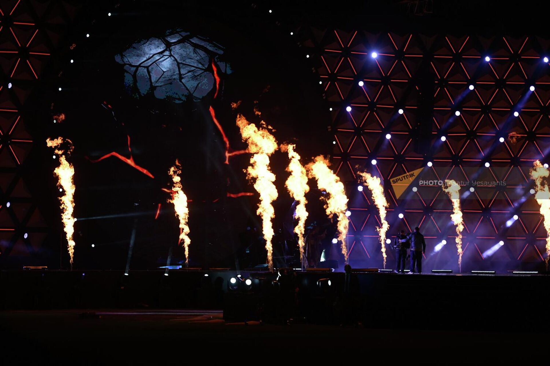 Красочное шоу на церемонии открытия Панармянских игр (5 августа 2023). Гюмри - Sputnik Արմենիա, 1920, 06.08.2023