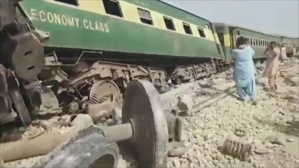 Крупная железнодорожная авария в Пакистане - Sputnik Արմենիա