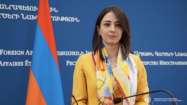  Пресс-секретарь МИД Армении Ани Бадалян - Sputnik Армения