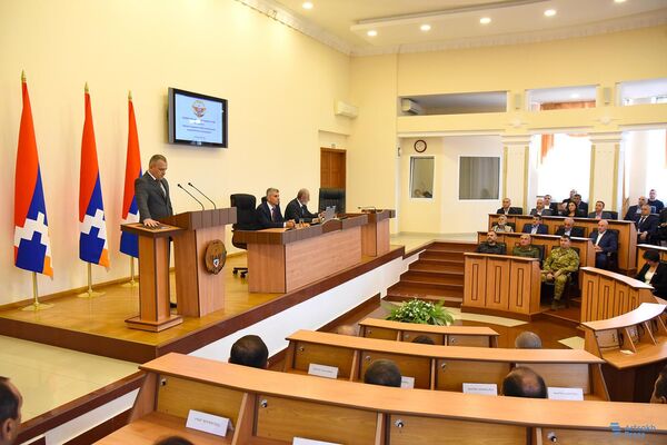ԱԺ հատուկ նիստում տեղի է ունեցել Սամվել Շահրամանյանի երդմնակալության արարողությունը - Sputnik Արմենիա