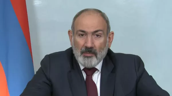 Премьер-министр Никол Пашинян во время обращения к народу (24 сентября 2023). Еревaн - Sputnik Армения