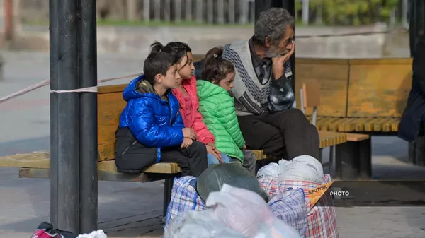 Արցախից բռնի տեղահանվածներ - Sputnik Արմենիա