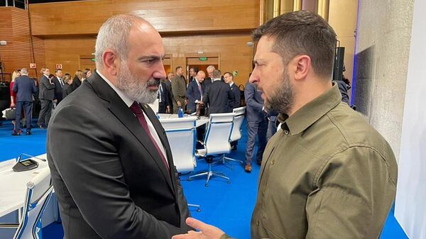 Փաշինյանի և Զելենսկու հանդիպումը Գրանադայում - Sputnik Արմենիա
