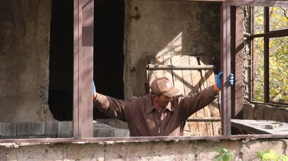 Строительство жилья в Горисе для вынужденных переселенцев из Карабаха