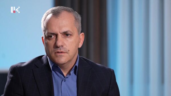 Президент Карабаха Самвел Шахраманян дает интервью телеканалу TVArtsakh - Sputnik Армения