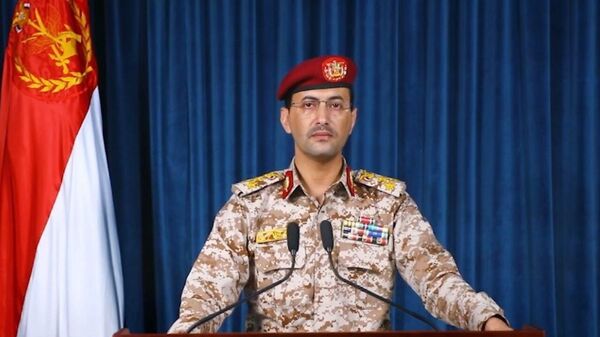 Официальный представитель вооруженных сил Йемена бригадный генерал Яхья аль Сари  - Sputnik Армения