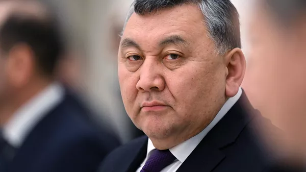Секретарь Совета безопасности Киргизии Марат Иманкулов на встрече президента РФ с участниками многосторонних консультаций секретарей совбезов по афганской проблематике (8 февраля 2023). Москвa - Sputnik Армения