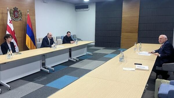 ՀՀ դեսպանի ու Վրաստանի ՆԳ նախարարի տեղակալի հանդիպումը - Sputnik Արմենիա