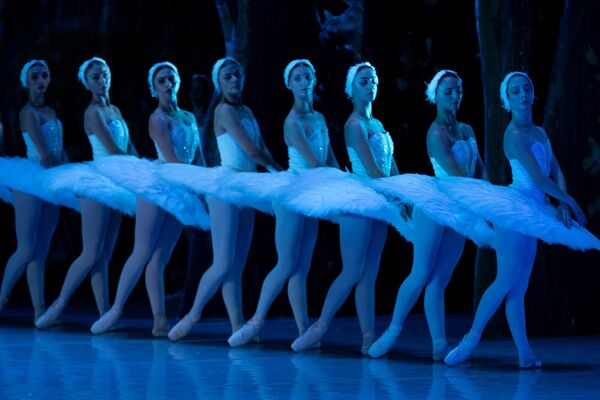 Балет Лебединое озеро на сцене Национального академического театра оперы и балета имени Ал.Спендиаряна - Sputnik Армения