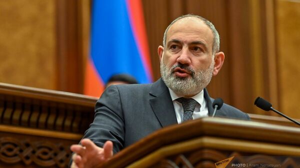 Никол Пашинян на очередном заседании Парламента Армении (15 ноября 2023). Еревaн - Sputnik Армения