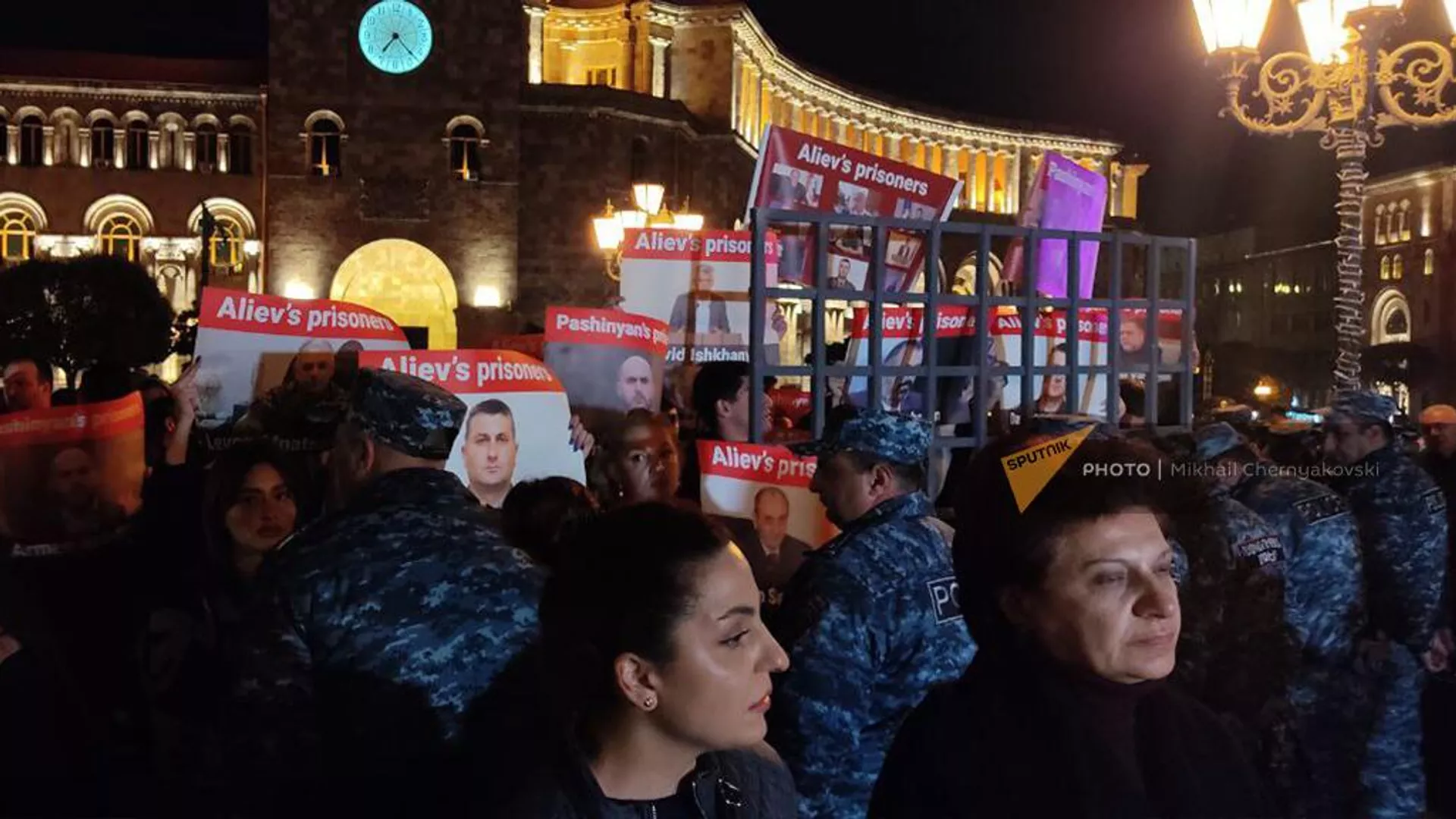 Акция протеста на площади Республики (18 ноября 2023). Еревaн